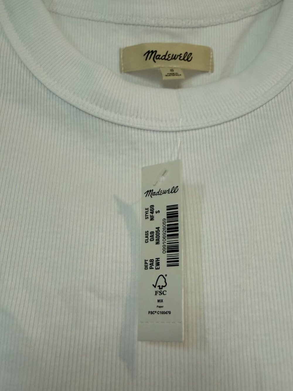 Madewell Rib Crop Tank - Picture 4 of 4